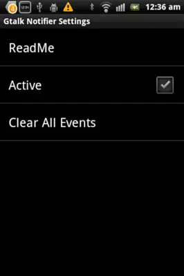 Gtalk Notifier Extension android App screenshot 0